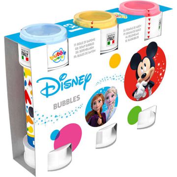 Flaconcini di bolle di sapone con grafiche Disney miste, perfetti per regalare un tocco magico a ogni festa.