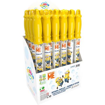 Spada bolle di sapone con i Minions, divertente e perfetta per animare compleanni e giochi con amici.
