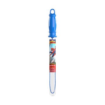 Spada bolle Spiderman Marvel con impugnatura rinnovata, perfetta per divertirsi con bolle giganti.
