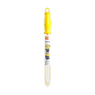 Spada bolle Minions da 120ml, divertente e colorata, perfetta per scatenare il gioco nei party più vivaci.