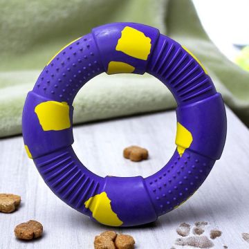 Anello In Lattice Viola E Giallo Pz.1
