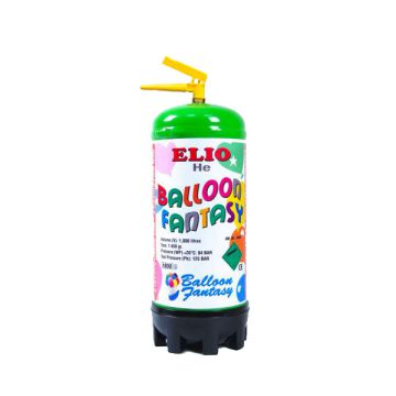 Bombola Elio 1,8 Lt Con Erogatore Pz.1 Gonfia 25 Palloni (9"/cm.23)