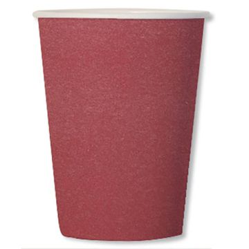 Bicchieri Rossi Pz.20 CC.250 COMPOSTABILE