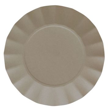 Piatti Piccoli Tortora Pz.20 CM.21 COMPOSTABILE