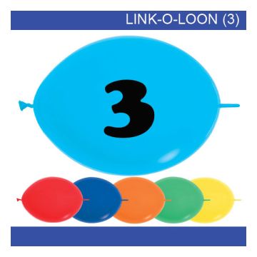 PALLONCINI NUMERO - (3) PZ.15