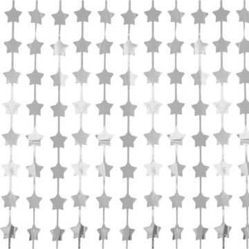 Tenda Stelle Argento Metal 100cm X 200cm