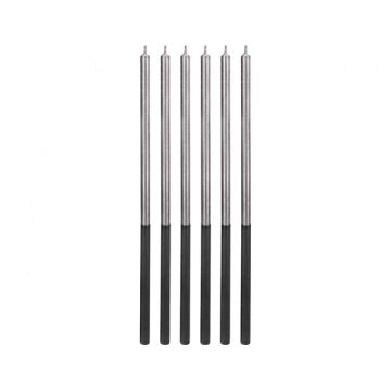 Candeline Stelo Argento Platinum Pz.6