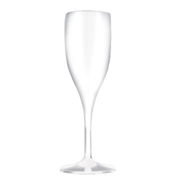 1 BICCHIERE FLUTE INTERO BIANCO 160CC