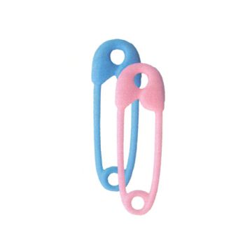 SPILLE DA BALIA PLASTICA AZZURRE PZ.36