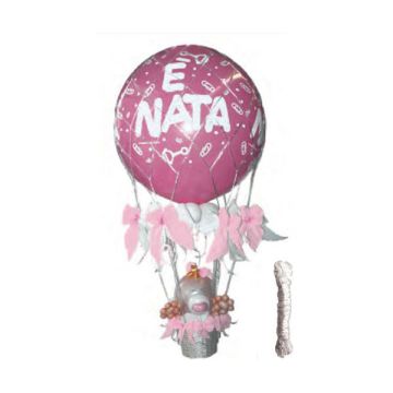 RETE MONGOLFIERA (16") BIANCA PZ.15