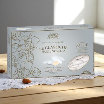 Confetti Sposa Novella bianchi 1kg per nozze