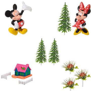 Decorazione Minnie E Topolino Pz.1