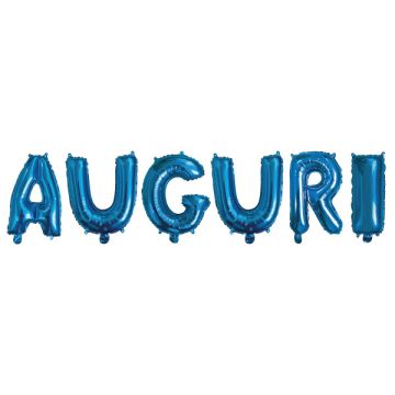 SCRITTA AUGURI BLU