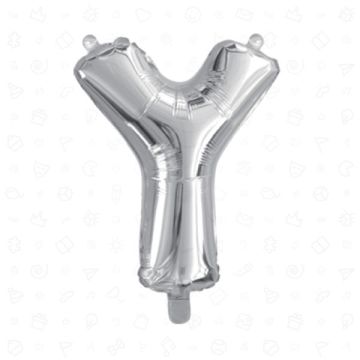 PALLONCINO LETTERA (Y) ARGENTO PZ.1