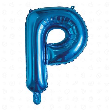 PALLONCINO LETTERA (P) BLU PZ.1