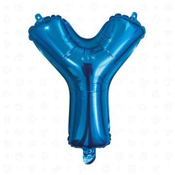 PALLONCINO LETTERA (Y) BLU PZ.1