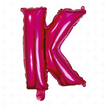 PALLONCINO LETTERA (K) FUCHSIA PZ.1
