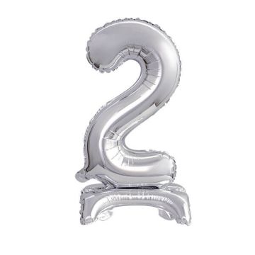 PALLONCINO NUMERO (2) ARGENTO PZ.1