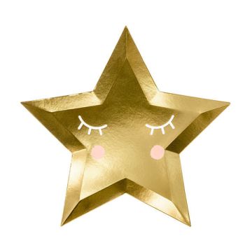Piatti Stella Little Star Oro Pz.6