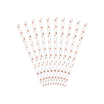 Cannucce Cuore Rose Gold Pz.10