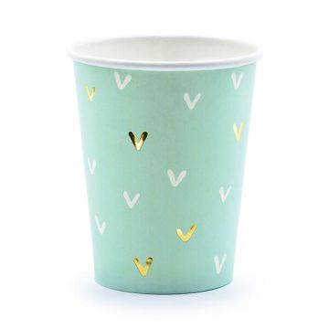 BICCHIERE CUORI PZ.6