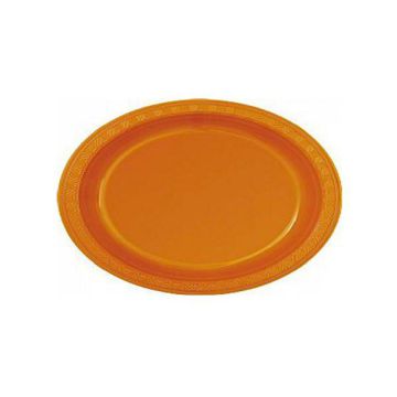 PIATTO OVALE ARANCIO DELUXE PZ.5