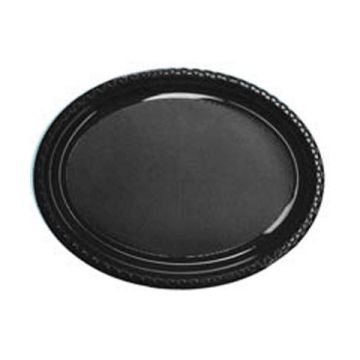 PIATTO OVALE NERO DELUXE PZ.5