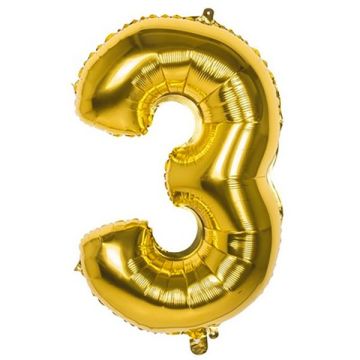 Palloncino Oro N.3 Cm.32 Pz.1