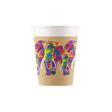 Bicchieri Elefante Compostabile Pz.8 200ml - Compostabile
