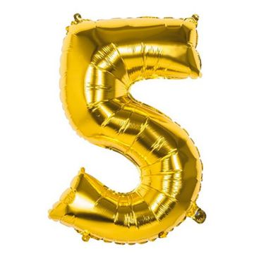 Palloncino Oro N.5 Cm.85 Pz.1