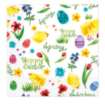 Tovaglioli Happy Easter Pz.20