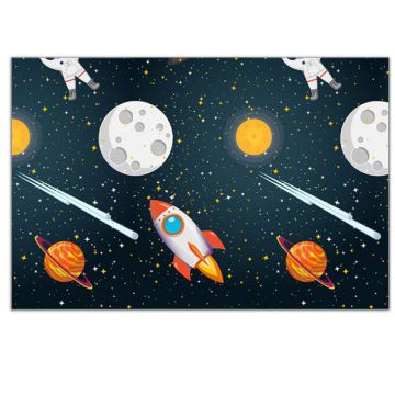 Tovaglia astronauta nello spazio pz.1