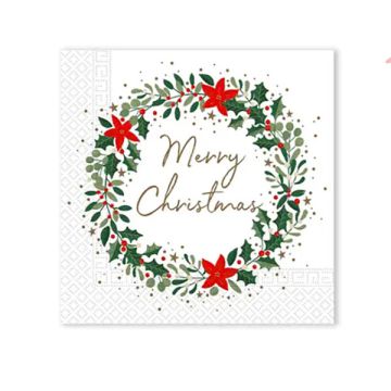Tovaglioli Xmas Wreath Pz.20