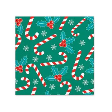 Tovaglioli Xmas Sugar Canes Pz.20