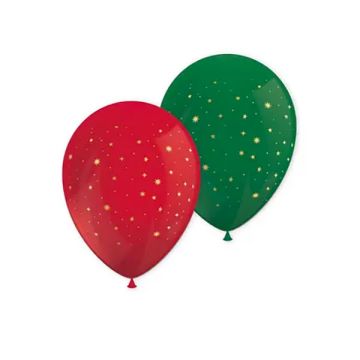 Palloncini Natale Stelle Pz.8