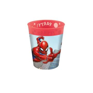 Bicchieri Spiderman Riutilizzabili Pz.4