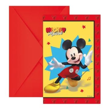 Inviti Topolino Mickey Pz.6