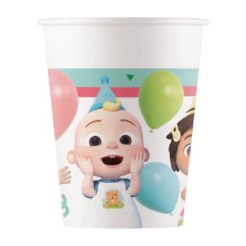 Bicchieri Cocomelon 200 Ml. Pz.8