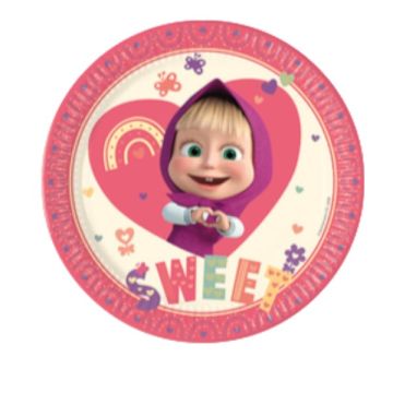 Piatti Masha E Orso 23cm Pz.8