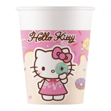Bicchieri Hello Kitty & Kuromi Pz.8