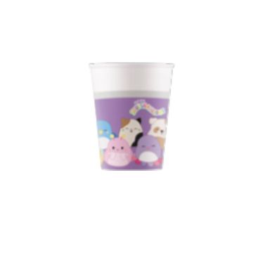 Bicchieri Squishmallows 250 Ml. Pz.8 Bicchieri Squishmallows 250 Ml. Pz.8