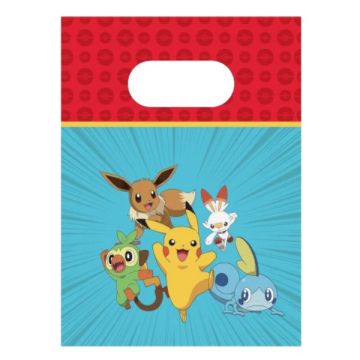 Sacchetti In Plastica Pokemon Pz.6