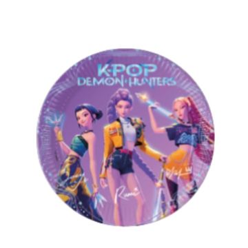 Piattini K-pop Huntrix Cm. 20 Pz.8 Piattini K-pop Huntrix Cm. 20 Pz.8