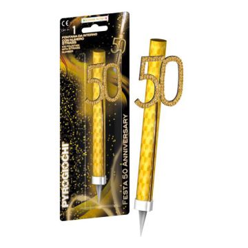 FONTANA 50 CON STRASS ORO PZ.1