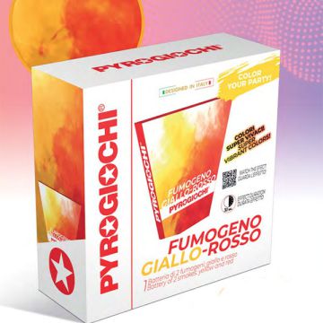 Fumogeno Giallo-rosso Pz.1