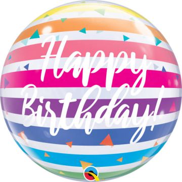 PALLONCINO BUBBLE HAPPY BIRTHDAY PZ.1