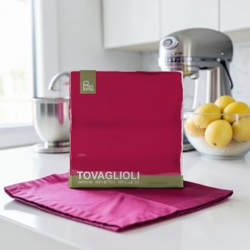 Tovagliolo Cm 33x33 Magenta Pz.40
