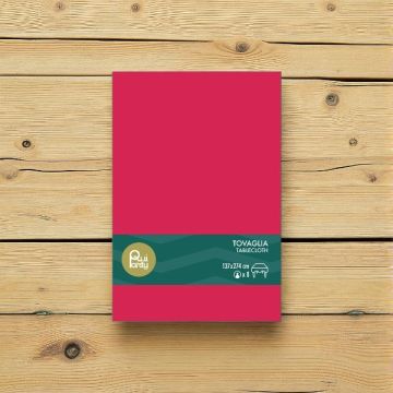 Tovaglia In Plastica Cm 137x274 Fuxia