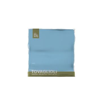 Tovagliolo Cm 33x33 Celeste Pz.40