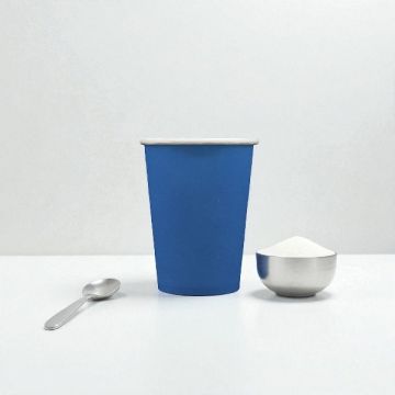 Bicchiere In Carta Blu Pz.15
